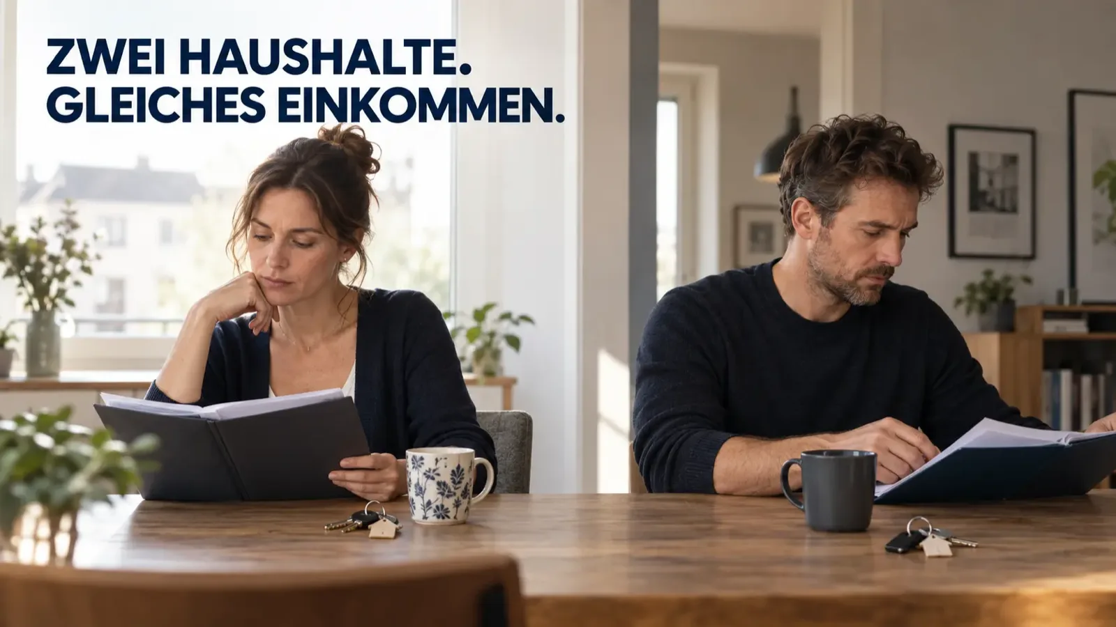 Geteilte Haushaltskosten nach einer Trennung